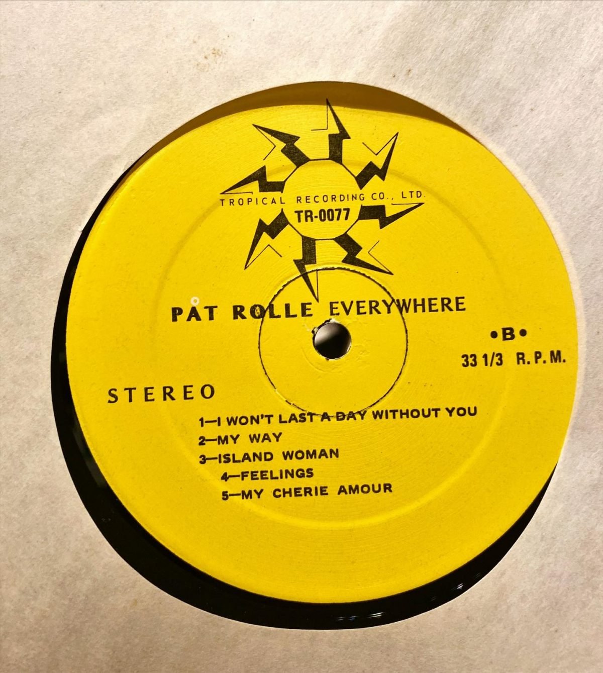 Pat Rolle ‎– Everywhere LP Plak - Görsel 3