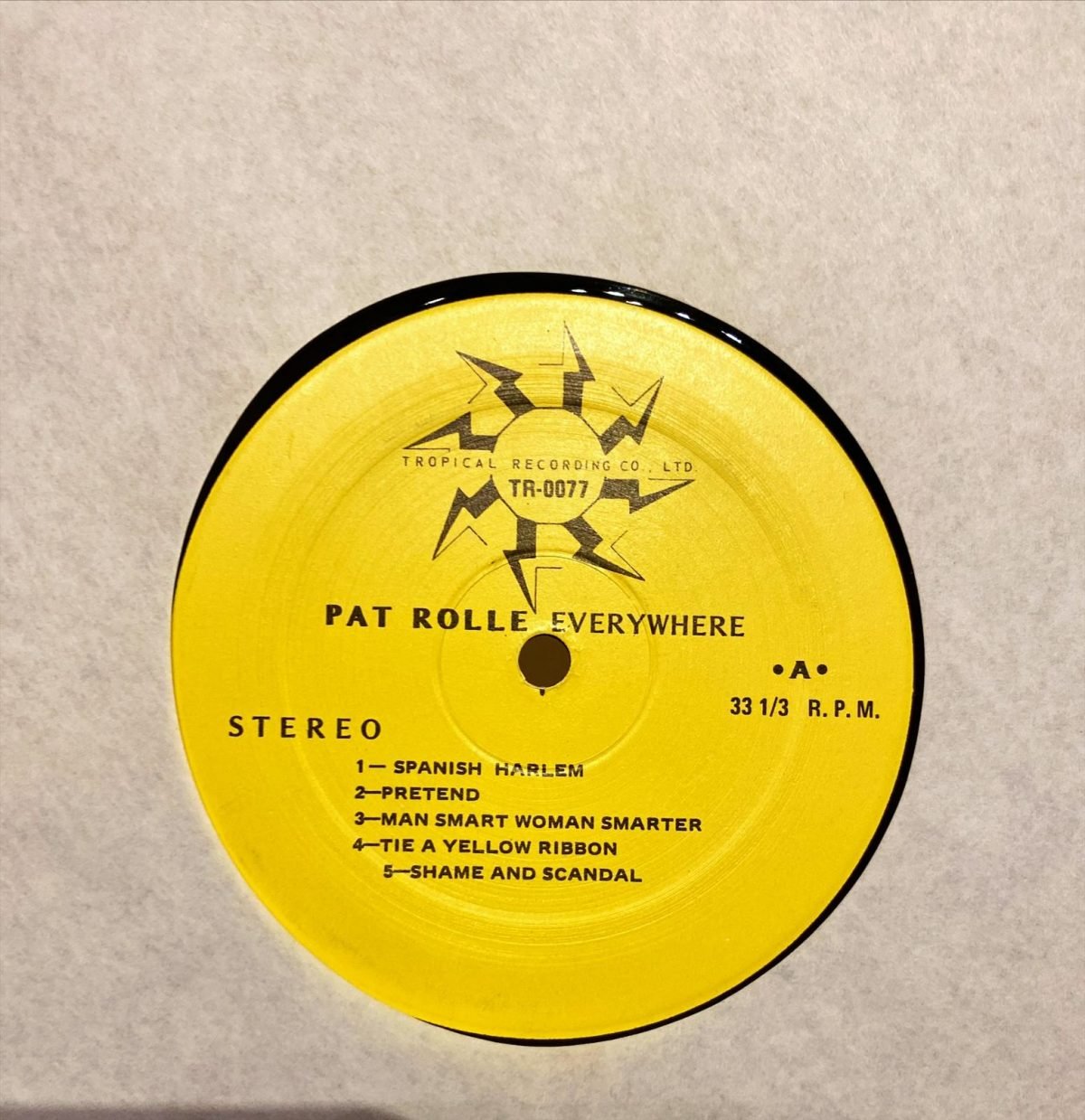 Pat Rolle ‎– Everywhere LP Plak - Görsel 2