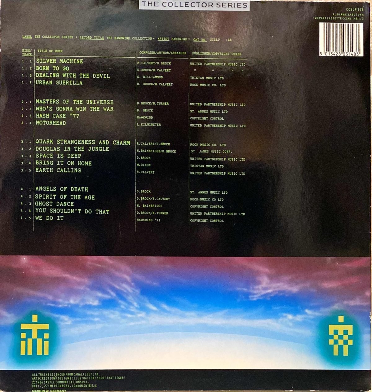 Hawkwind ‎– The Hawkwind Collection - 2LP Plak - Görsel 2