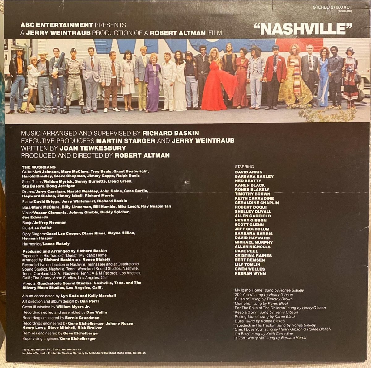 Nashville - Original Motion Picture Soundtrack LP Plak - Görsel 4