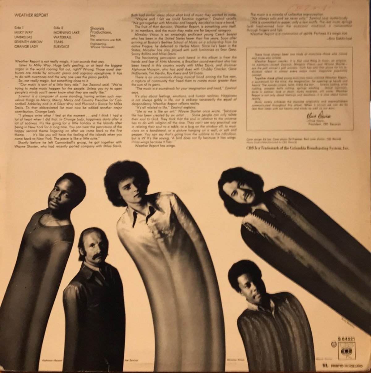Weather Report ‎– Weather Report  LP Plak - Görsel 3