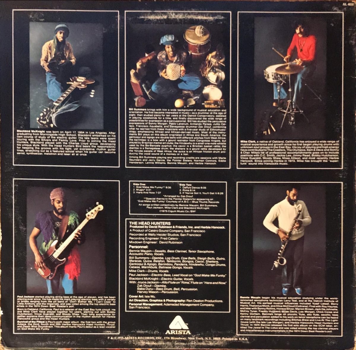 The Headhunters ‎– Survival Of The Fittest  LP Plak - Görsel 3