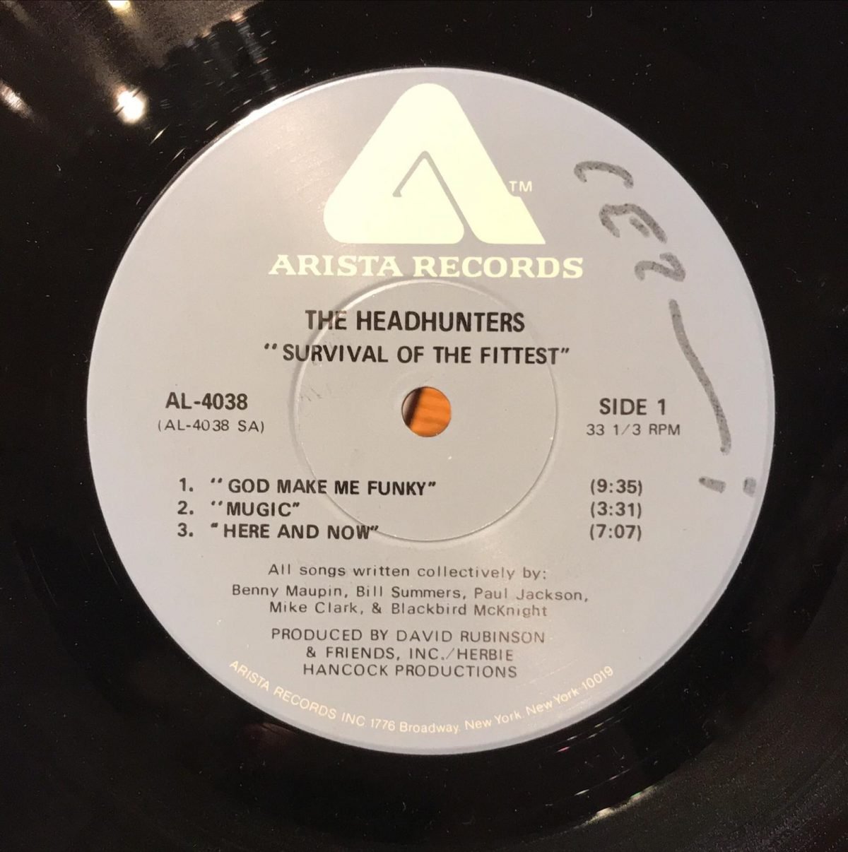 The Headhunters ‎– Survival Of The Fittest  LP Plak - Görsel 2