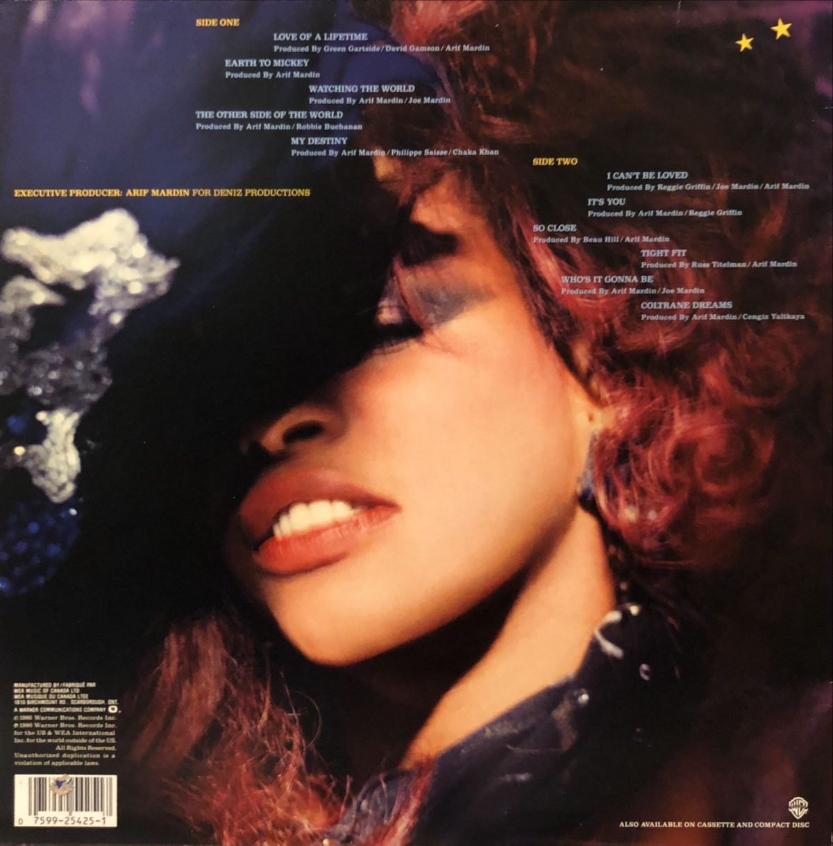Chaka Khan ‎– Destiny LP Plak - Görsel 2