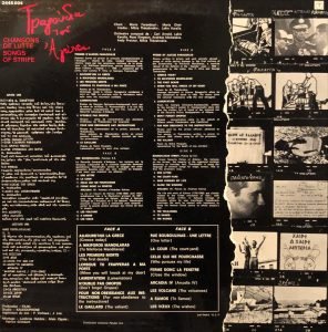 Mikis Theodorakis ‎– Τραγούδια Του Αγώνα / Chansons De Lutte / Songs Of Strife LP Plak (Yunanca) - Görsel 2