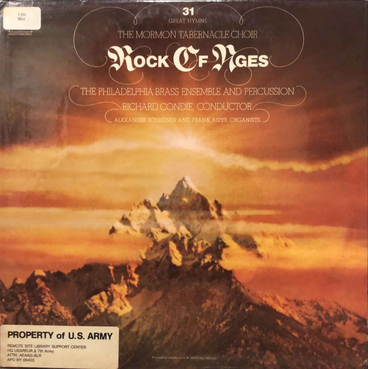 The Philadelphia Brass Ensemble And Percussion ‎– Rock Of Ages - 2LP Plak - Görsel 3