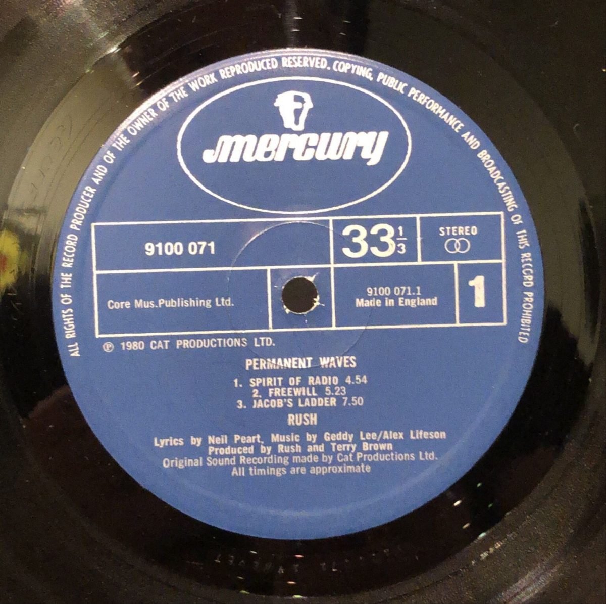 Rush ‎– Permanent Waves LP Plak - Görsel 3
