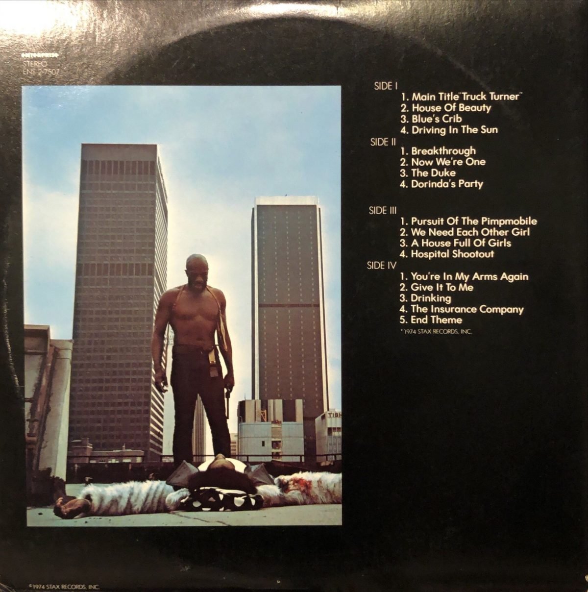 Isaac Hayes ‎– Truck Turner (Original Soundtrack)  2LP Plak - Görsel 2