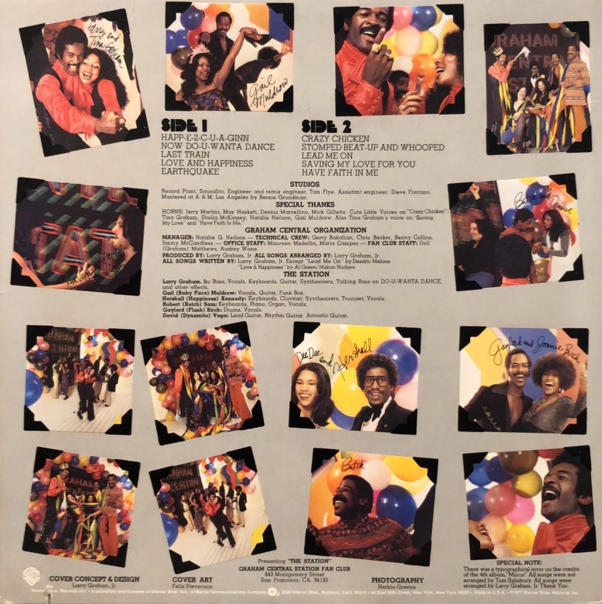 Graham Central Station ‎– Now Do U Wanta Dance  LP Plak - Görsel 2