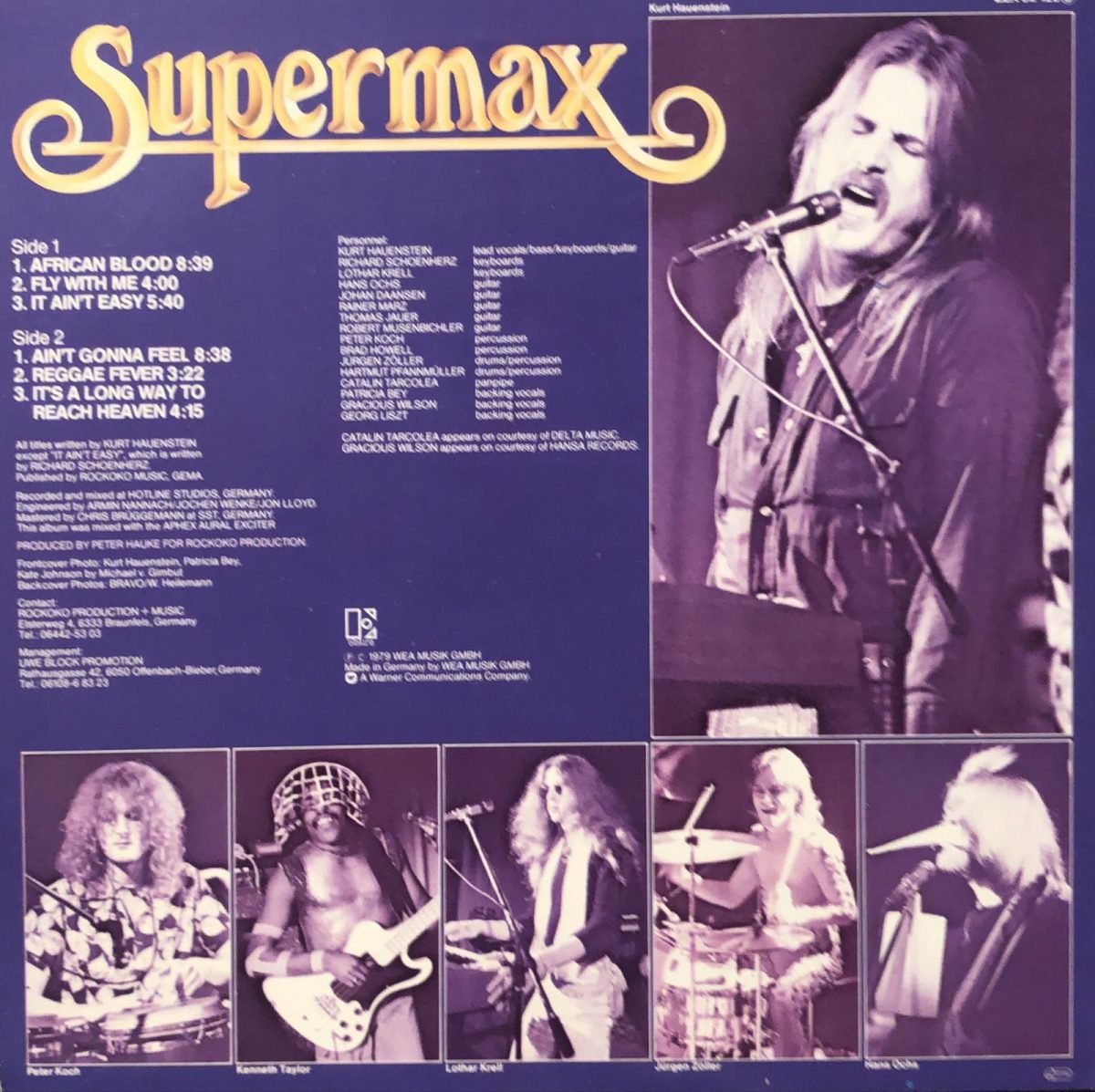 Supermax ‎– Fly With Me LP Plak - Görsel 3