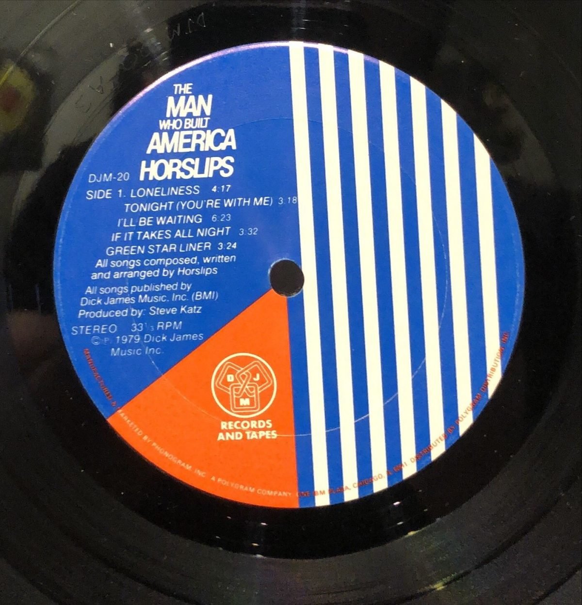 Horslips ‎– The Man Who Built America  LP Plak - Görsel 3