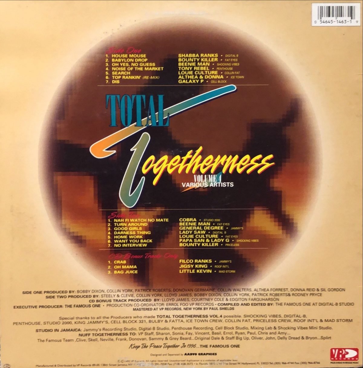 Total Togetherness Volume 4 LP Plak - Görsel 3