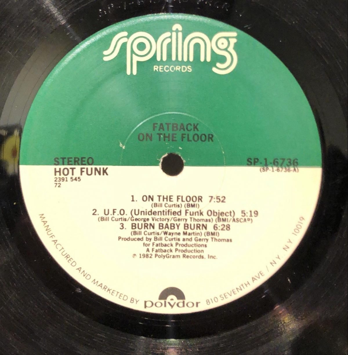 Fatback ‎– On The Floor With Fatback LP Plak - Görsel 2