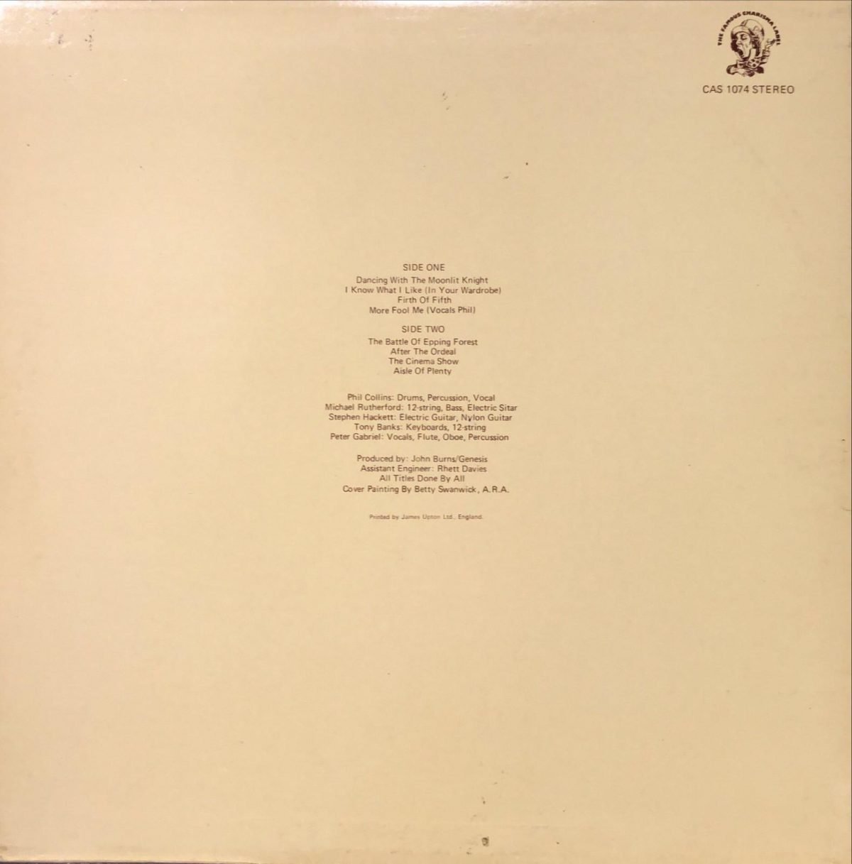 Genesis ‎– Selling England By The Pound LP Plak - Görsel 3