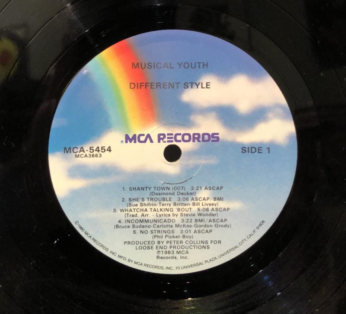 Musical Youth ‎– Different Style! LP Plak - Görsel 3