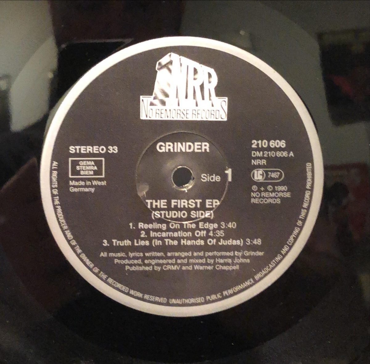 Grinder – The 1st EP Plak - Görsel 2