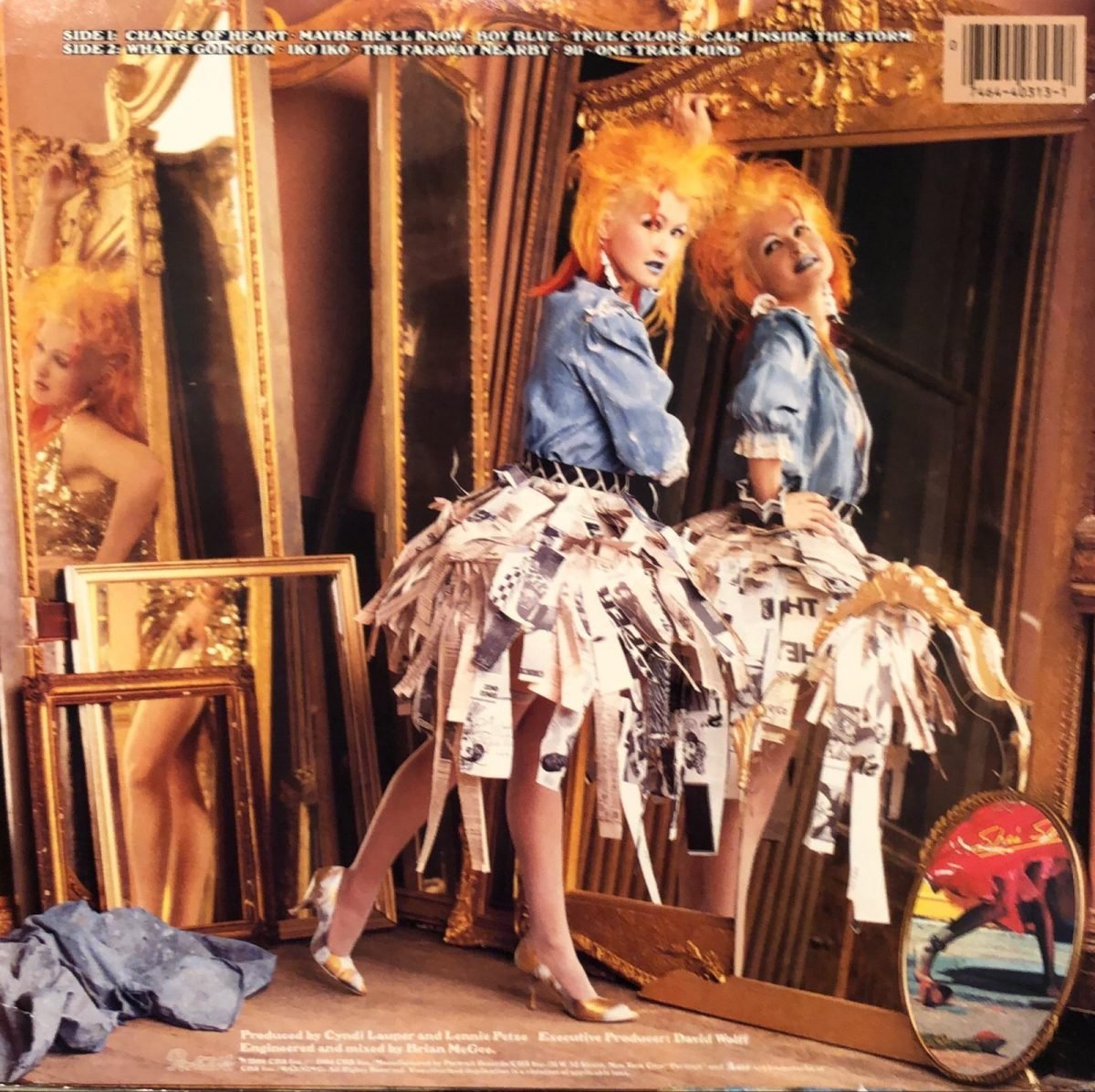 Cyndi Lauper ‎– True Colors  LP Plak - Görsel 3