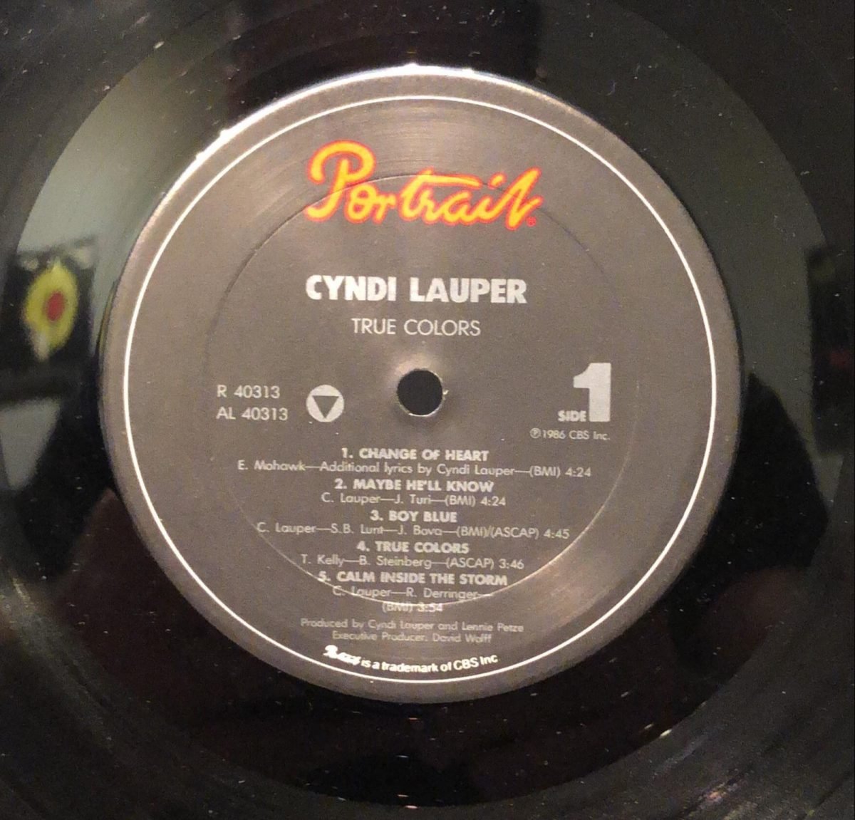 Cyndi Lauper ‎– True Colors  LP Plak - Görsel 2