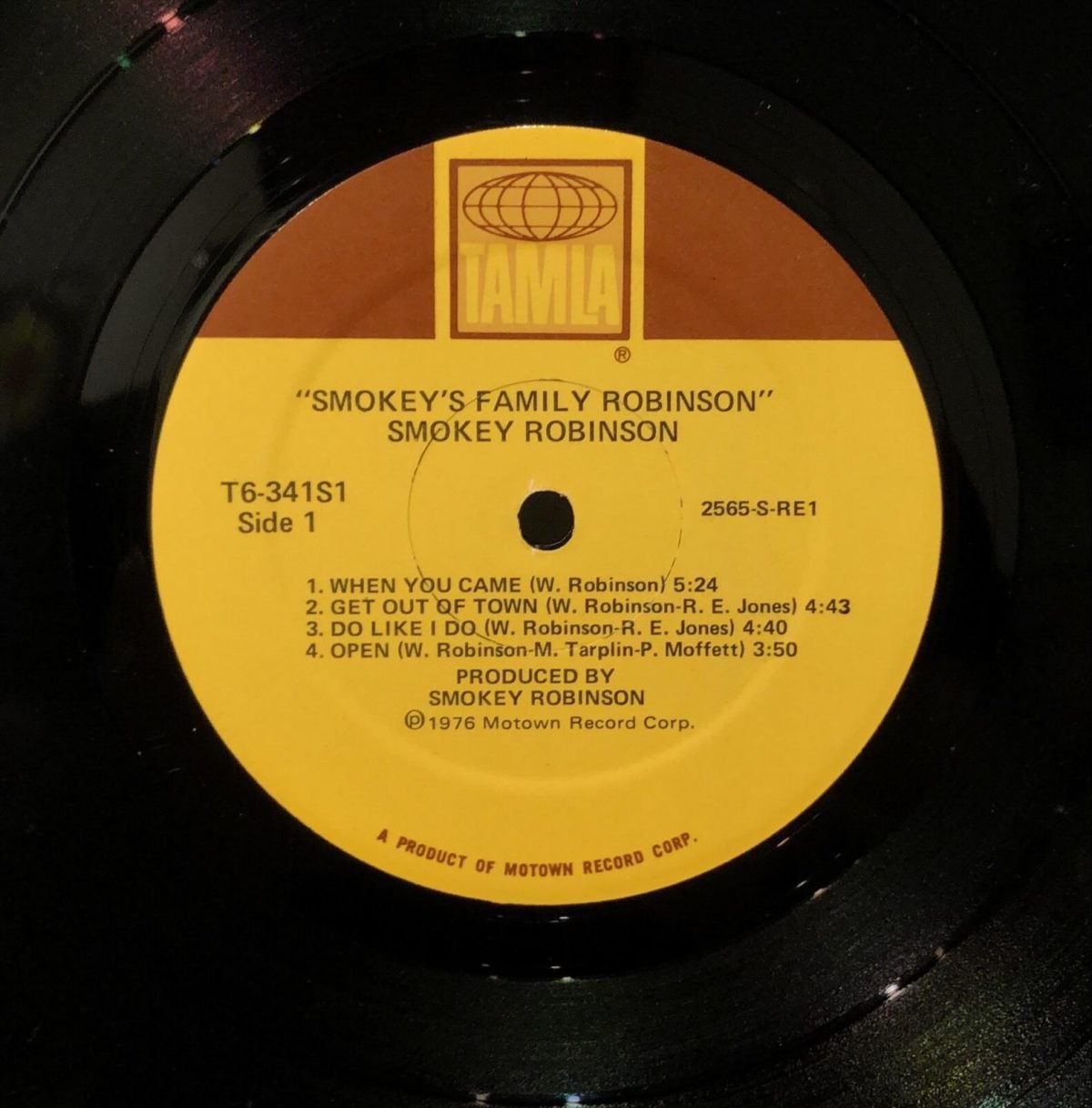 Smokey Robinson ‎– Smokey's Family Robinson  LP Plak - Görsel 2