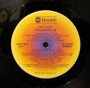 The Dramatics ‎– Joy Ride  LP Plak - Görsel 2