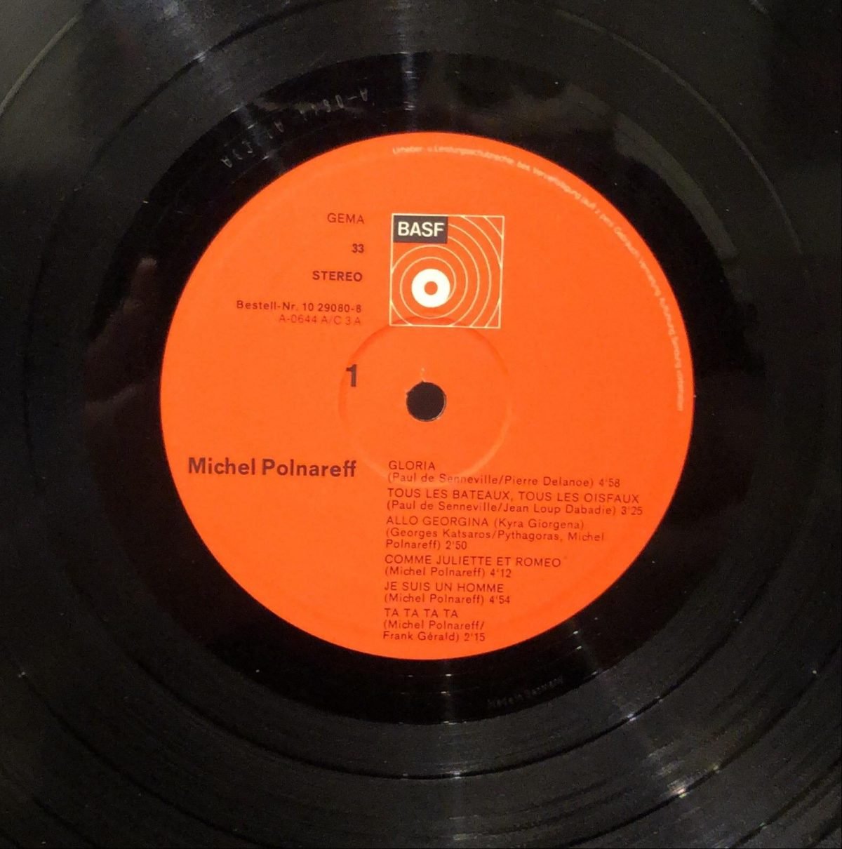 Michel Polnareff ‎– Moi LP Plak - Görsel 2