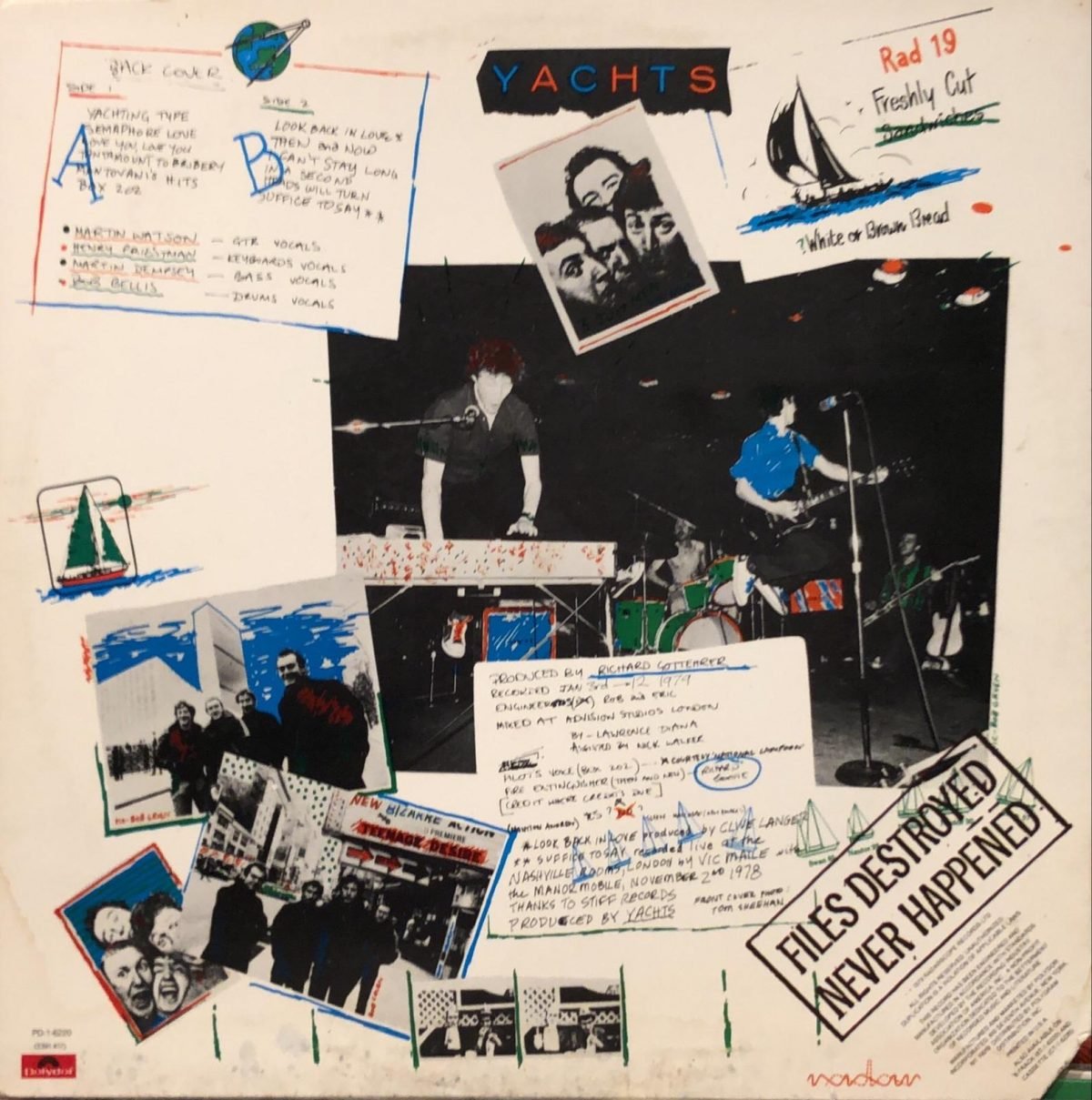 Yachts ‎– S.O.S.  LP Plak - Görsel 3