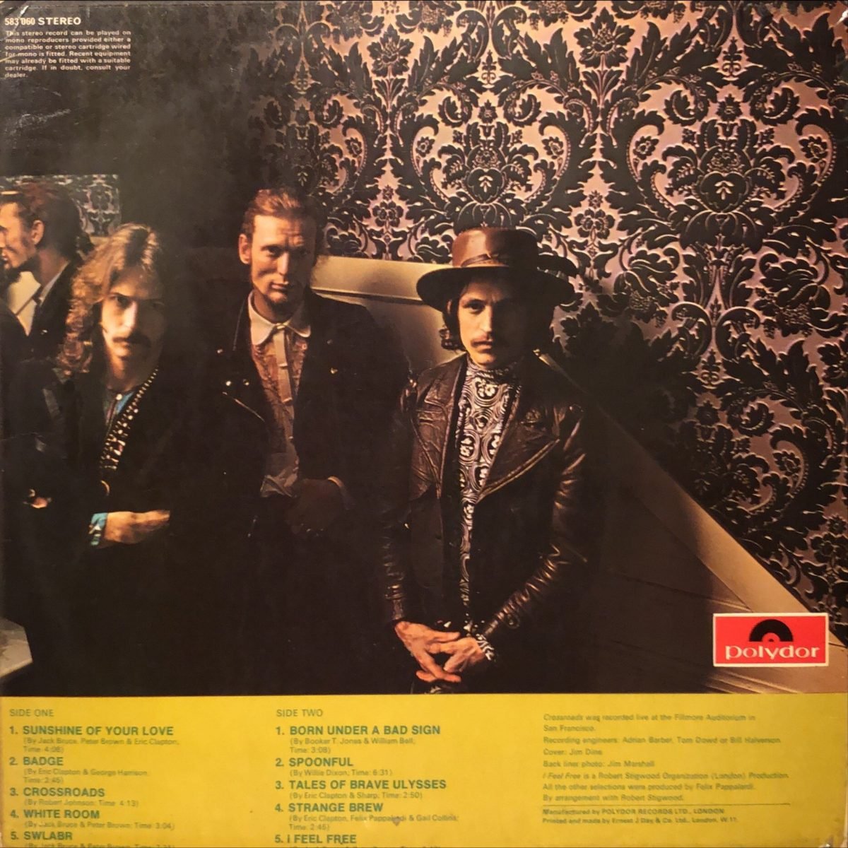 Cream ‎– Best Of Cream LP Plak - Görsel 3