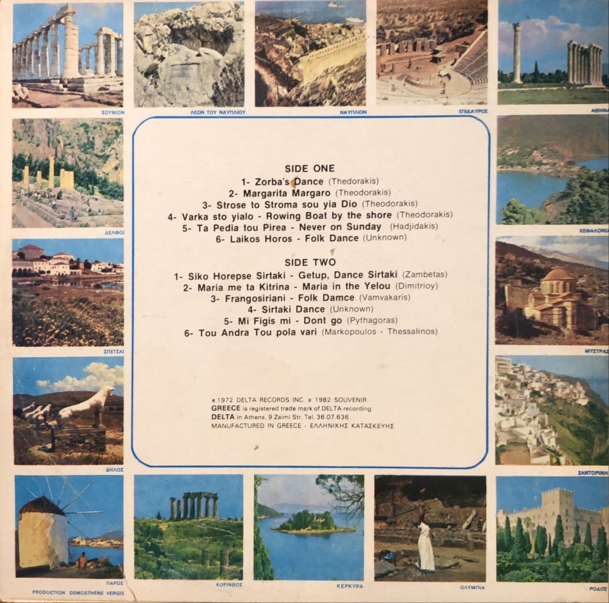 Hello From Greece! - Zorba The Greek And Other Hits Of Theodorakis  LP Plak (Yunanca) - Görsel 3