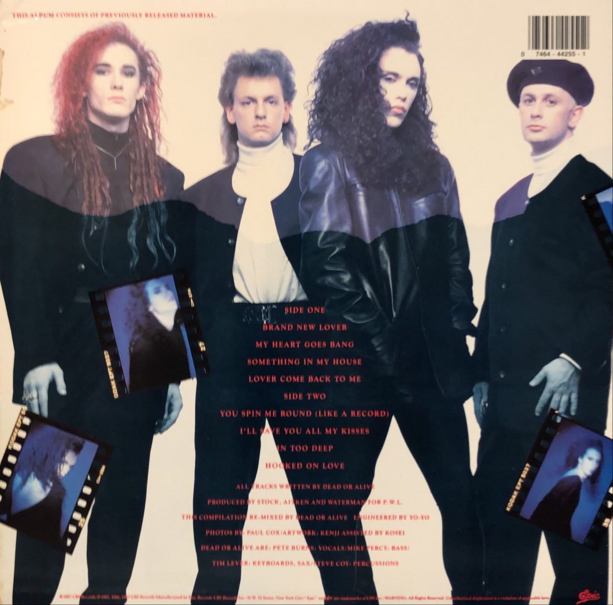 Dead Or Alive ‎– Rip It Up  LP Plak - Görsel 3