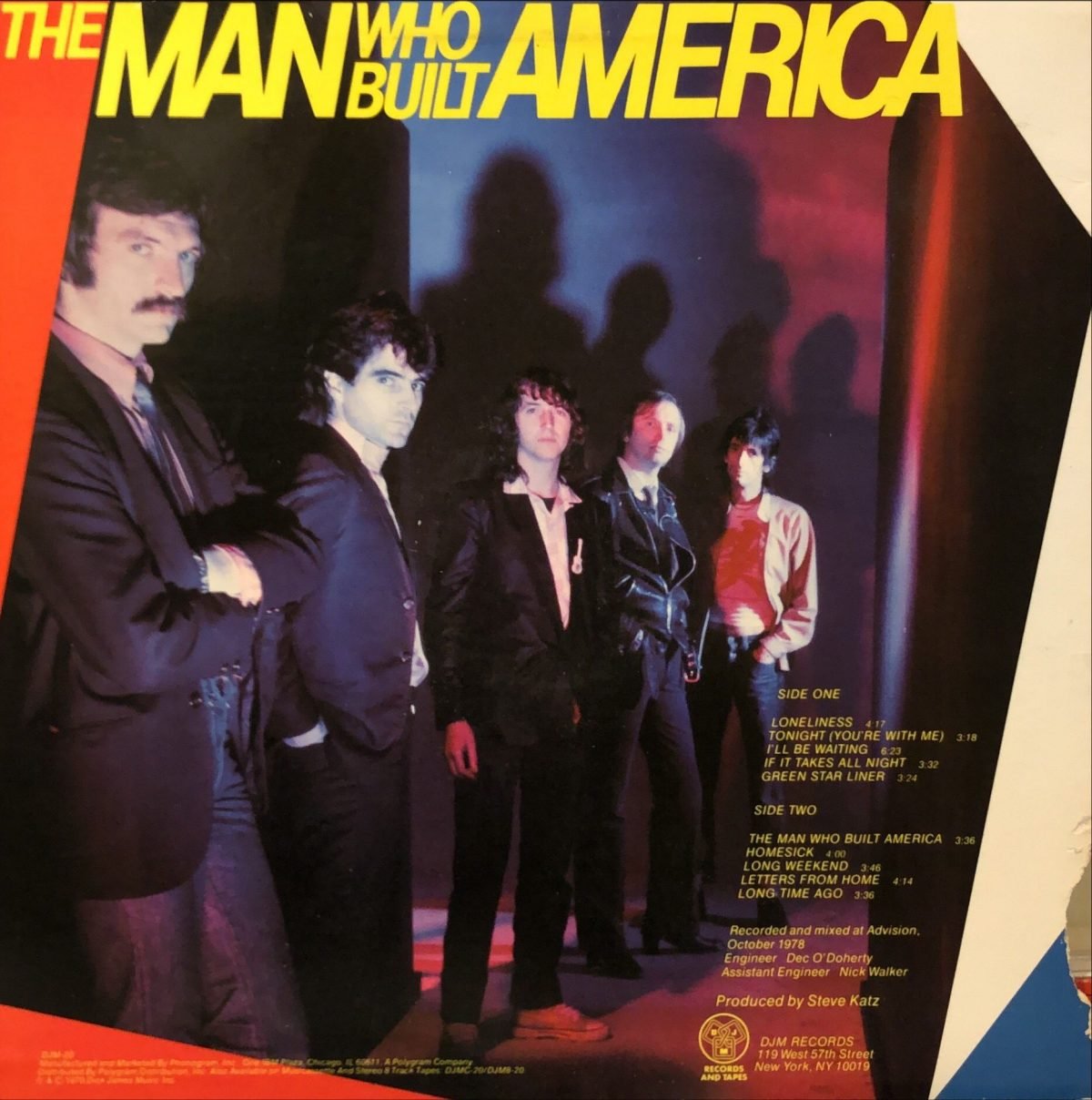 Horslips ‎– The Man Who Built America  LP Plak - Görsel 2
