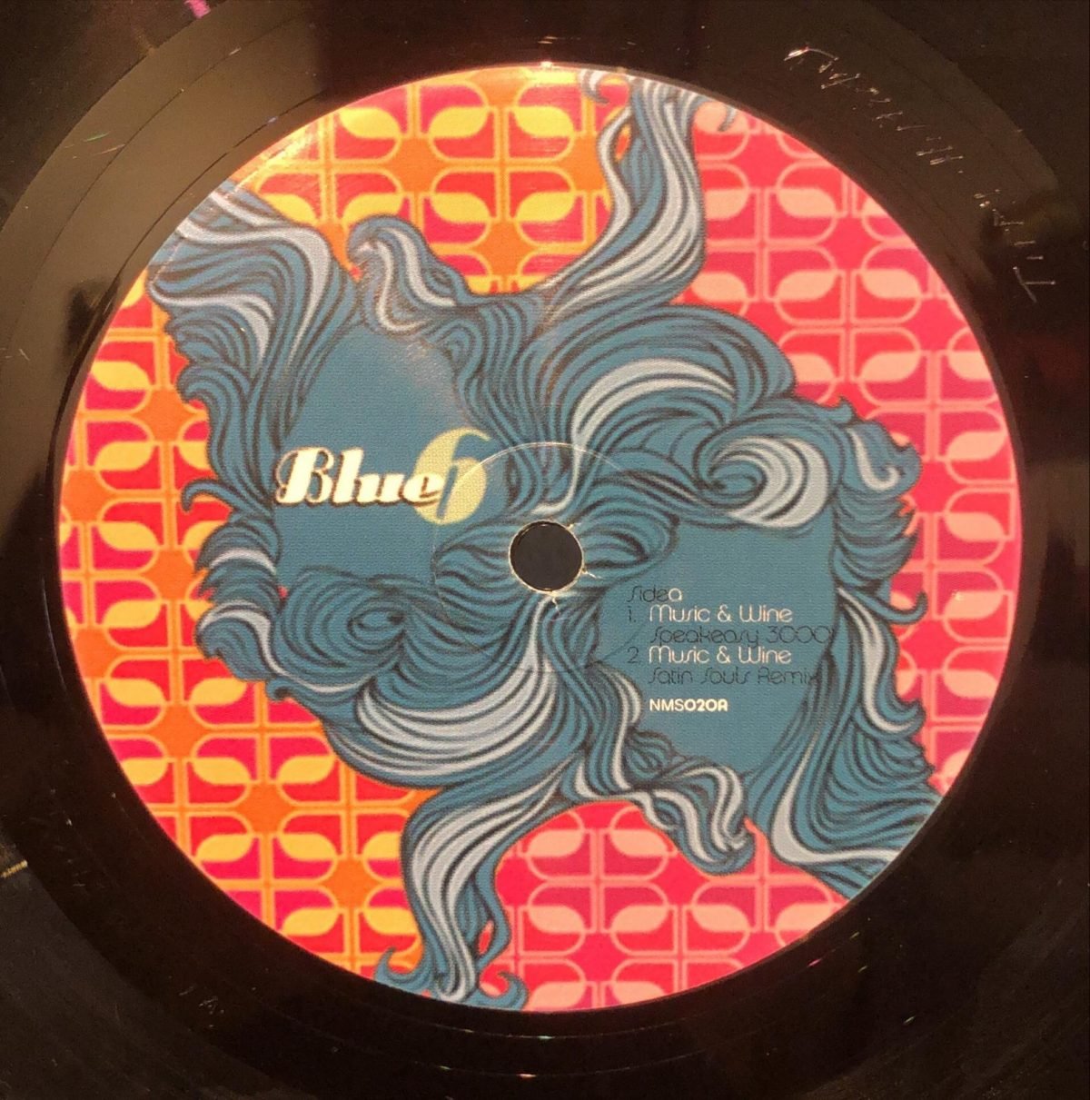 Blue 6 ‎– Music And Wine / All I Need (Unreleased Remixes) Maxi Single Plak - Görsel 3