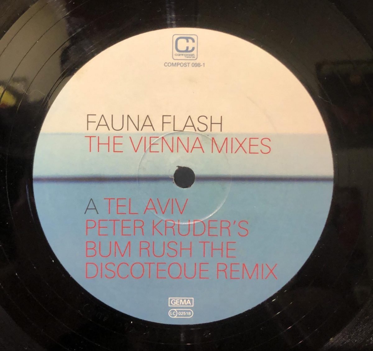 Fauna Flash ‎– The Vienna Mixes - Maxi Single Plak - Görsel 3