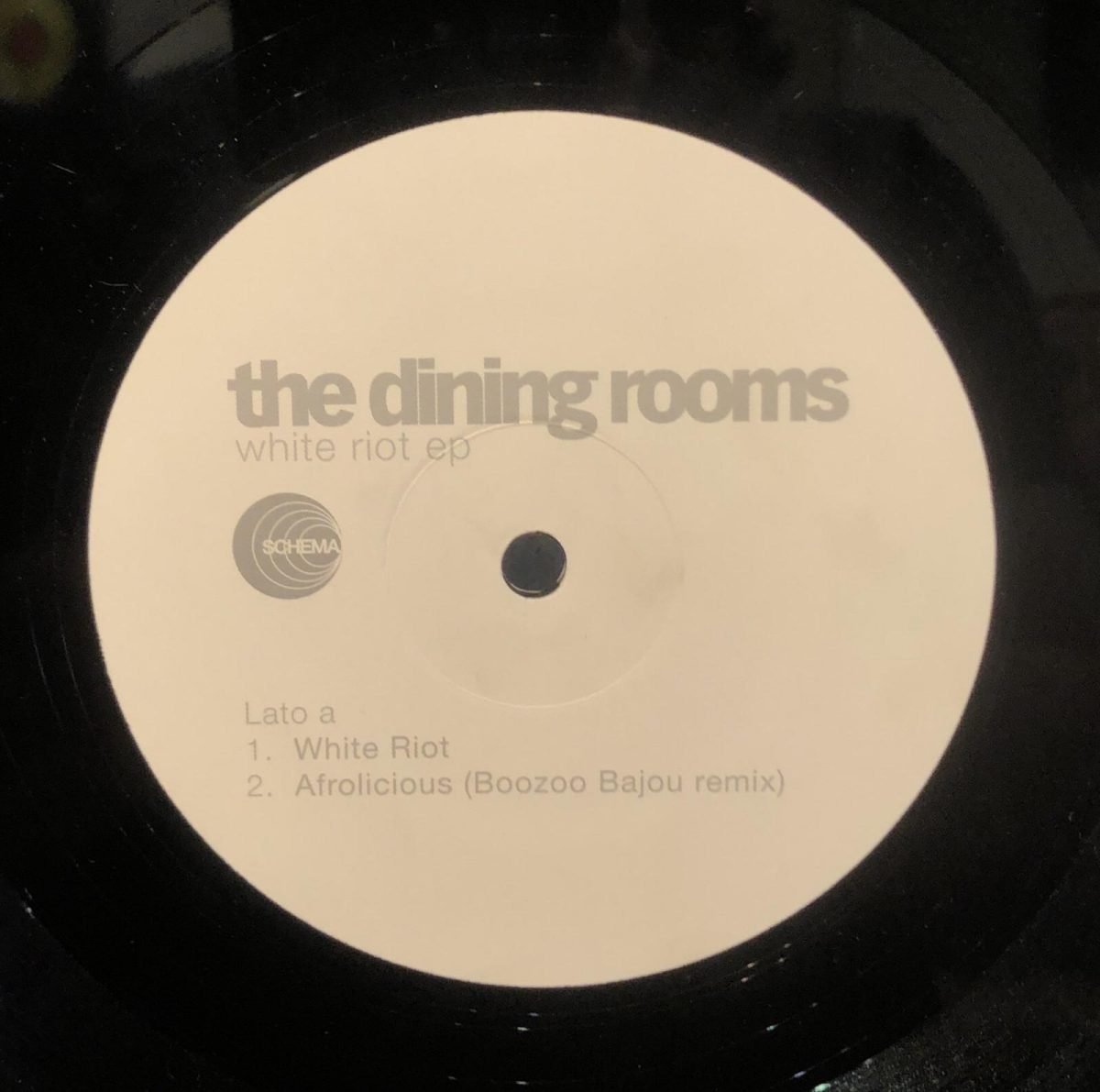 The Dining Rooms ‎– White Riot EP Maxi Single Plak - Görsel 2