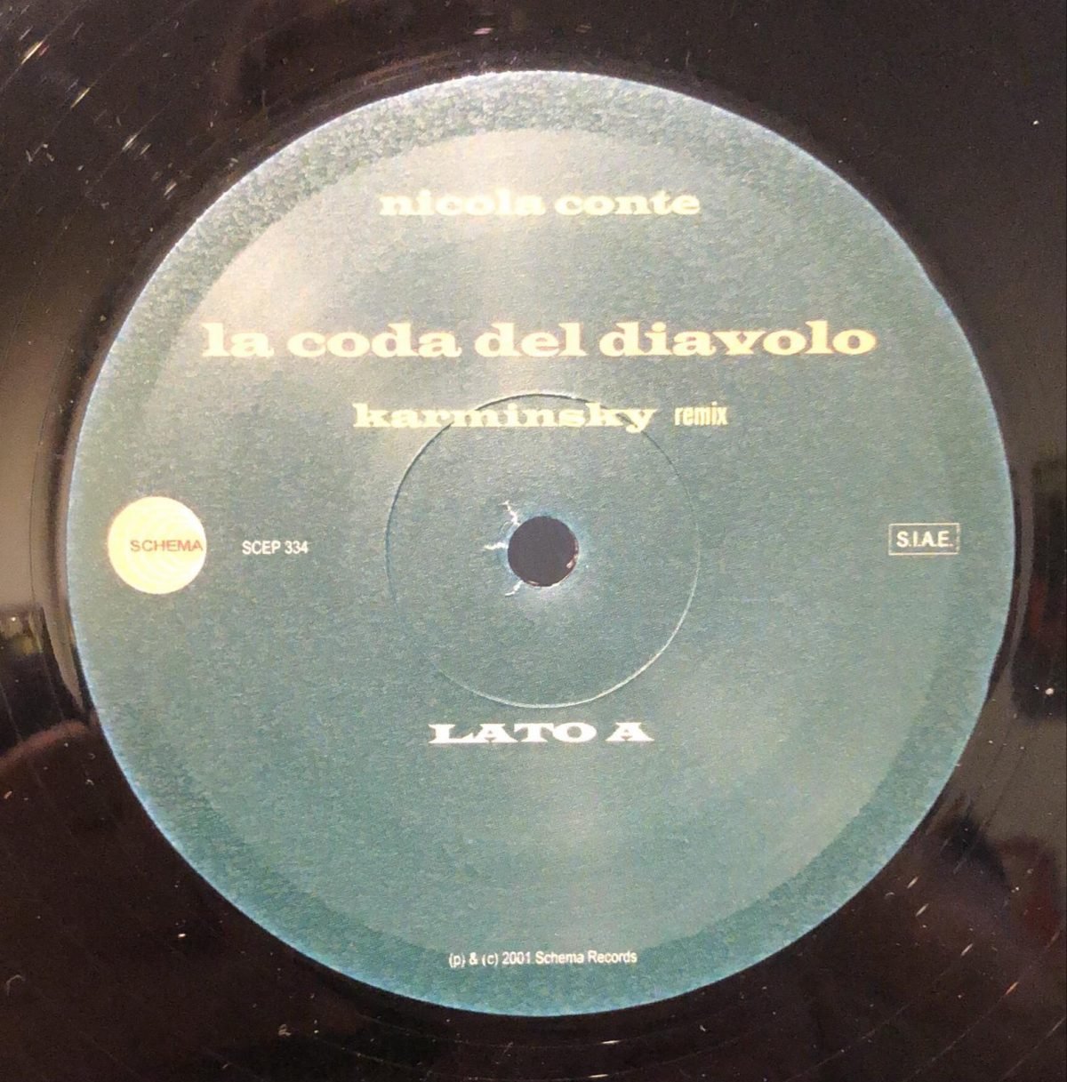 Nicola Conte ‎– La Coda Del Diavolo / Missione A Bombay - Maxi Single Plak - Görsel 3