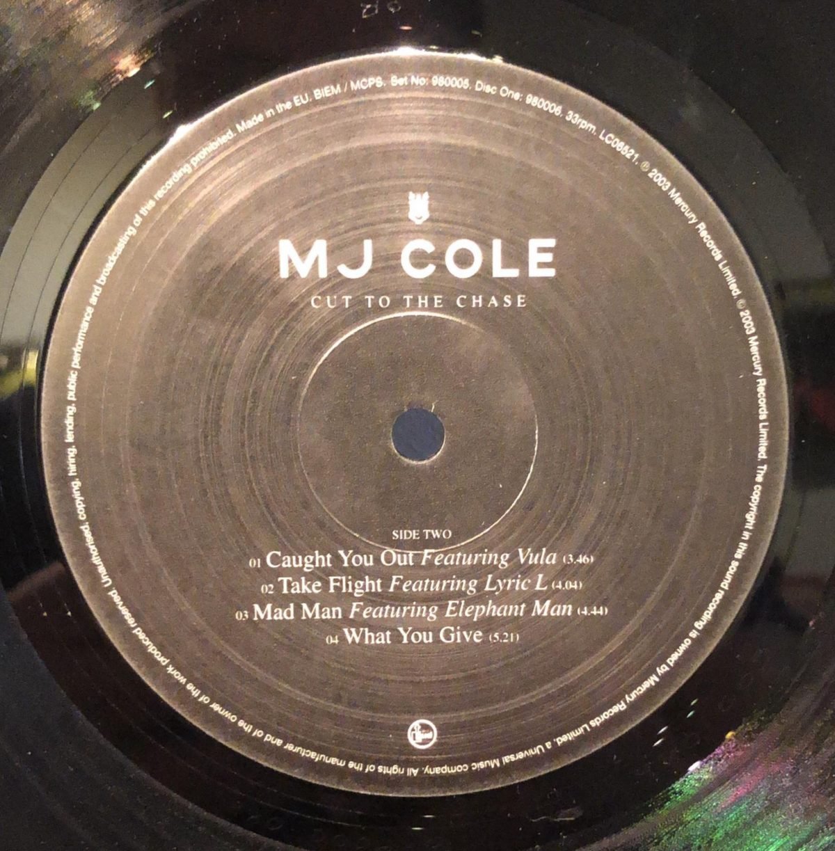 MJ Cole ‎– Cut To The Chase - 2LP  Plak - Görsel 2