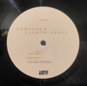 Korsakow ‎– Live In Paris  2LP Plak - Görsel 3