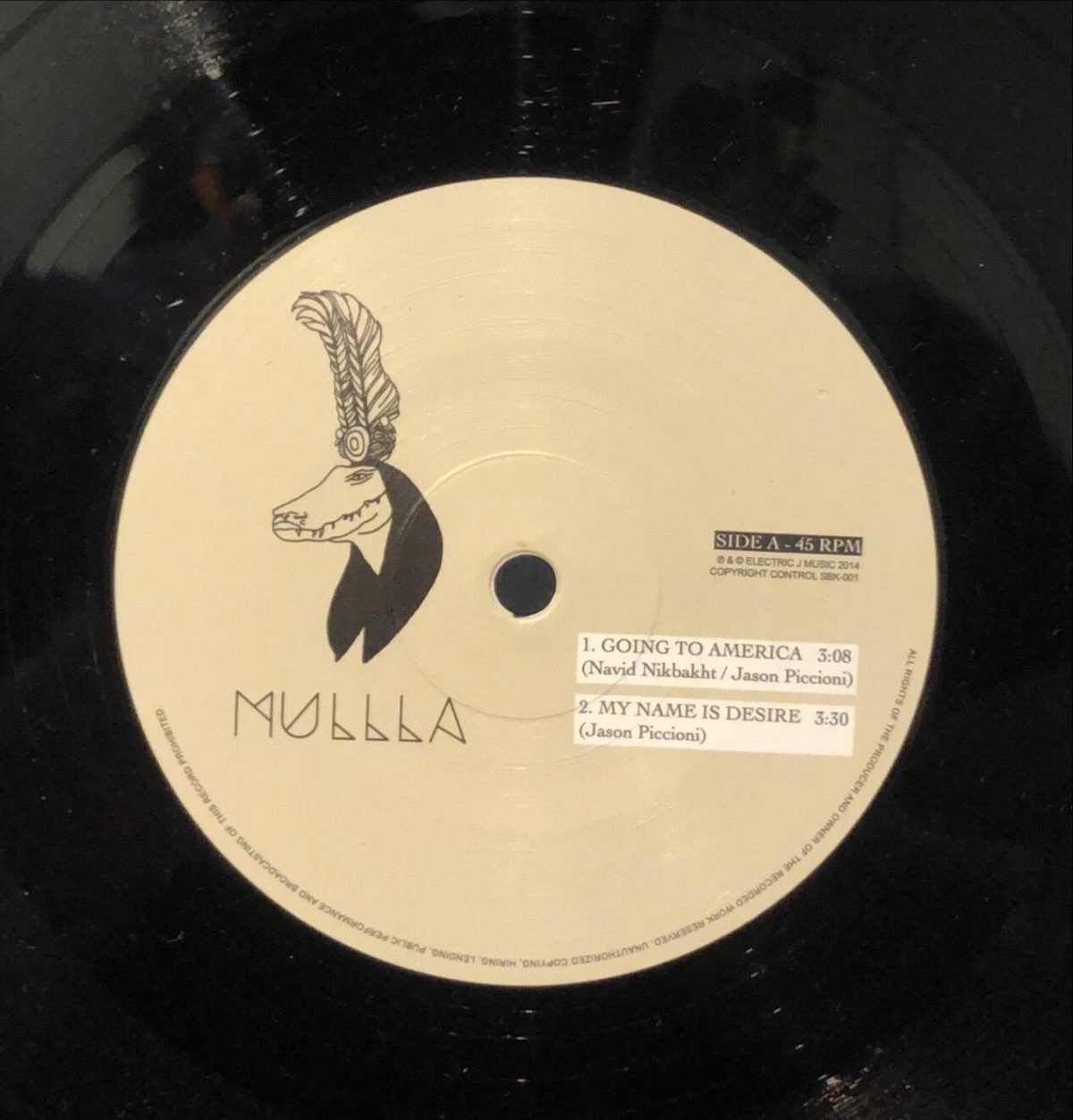 Mvllla ‎– Going To America   - Maxi Single Plak - Görsel 3