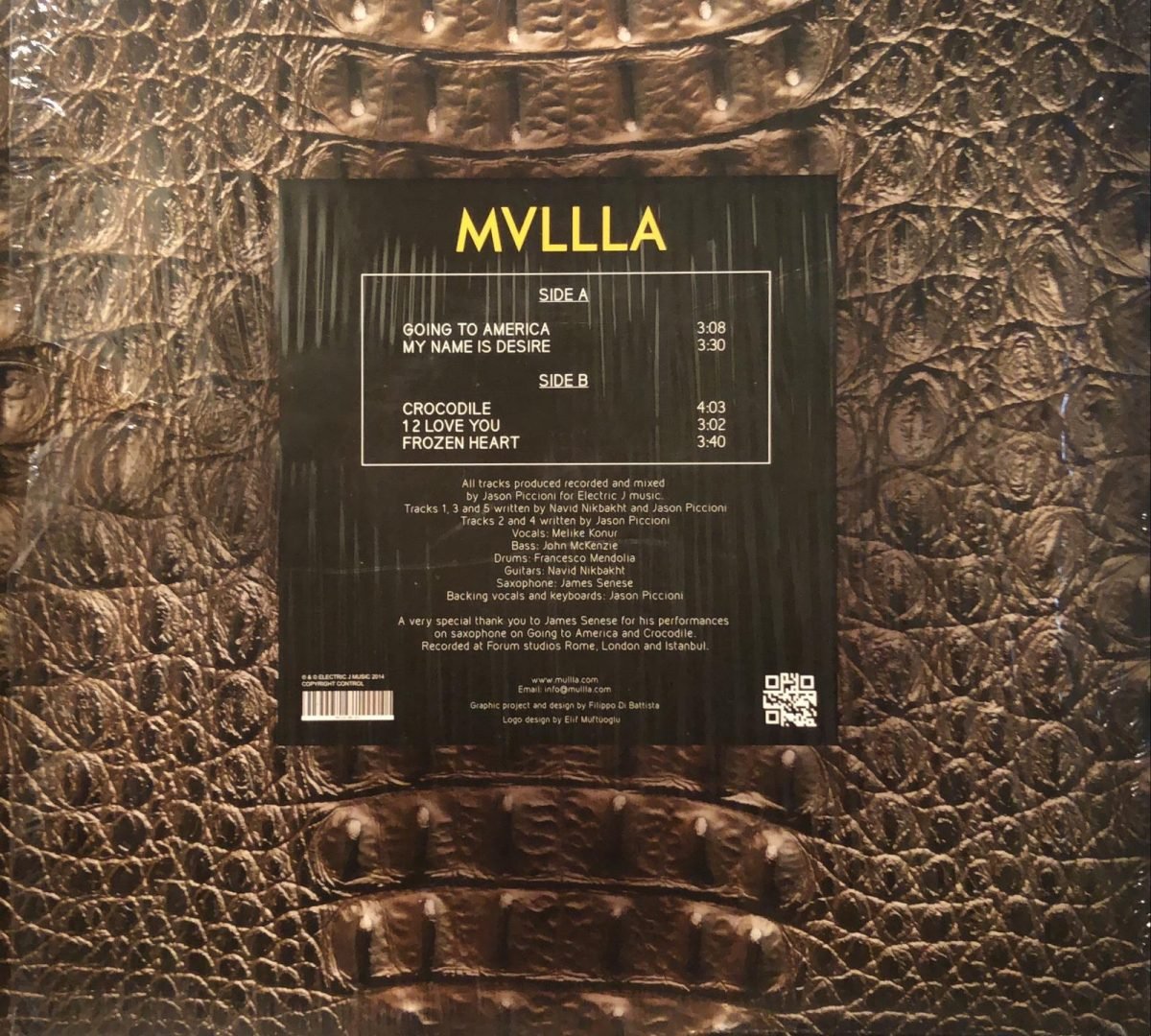 Mvllla ‎– Going To America   - Maxi Single Plak - Görsel 2