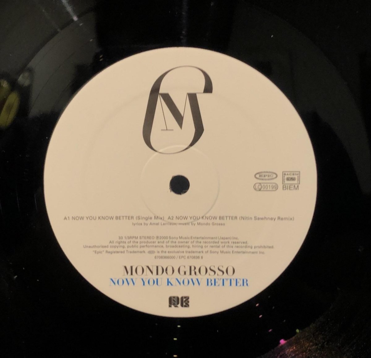 Mondo Grosso ‎– Now You Know Better - Maxi Single Plak - Görsel 3