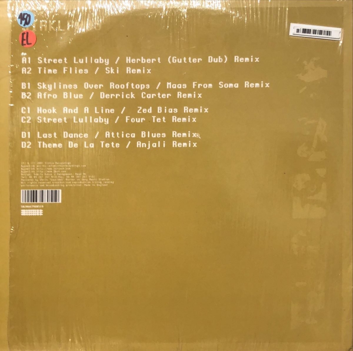 Two Banks Of Four ‎– City Watching Remixes 2 x LP Plak - Görsel 3