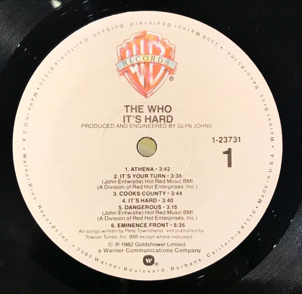 The Who ‎– It's Hard LP Plak - Görsel 2