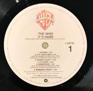 The Who ‎– It's Hard LP Plak - Görsel 2