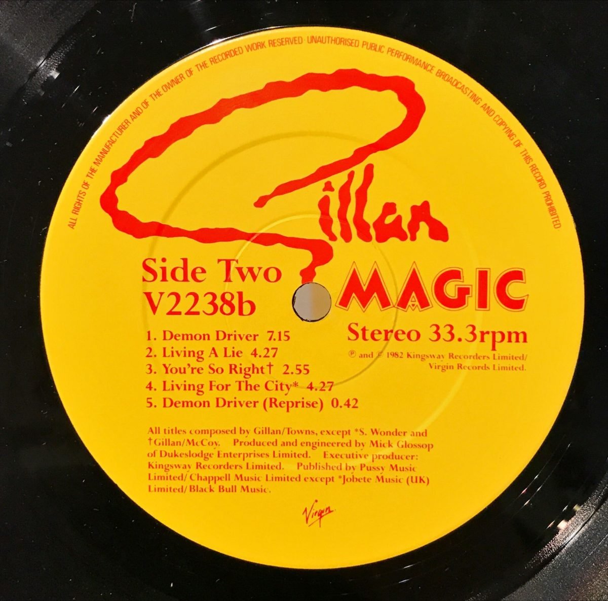 Gillan ‎– Magic LP Plak - Görsel 3