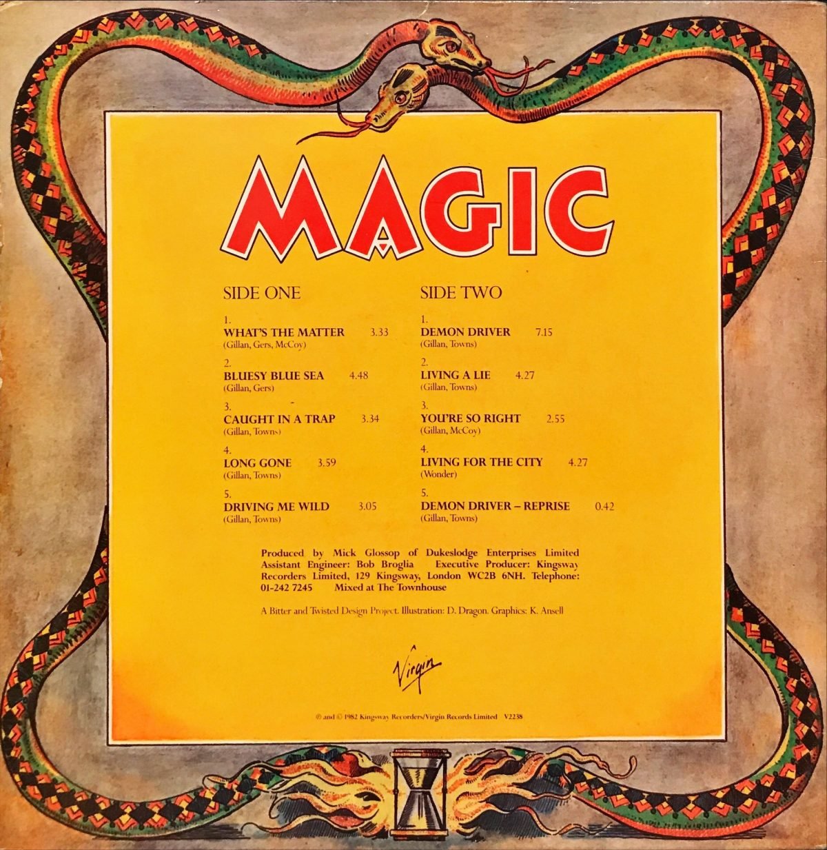 Gillan ‎– Magic LP Plak - Görsel 2
