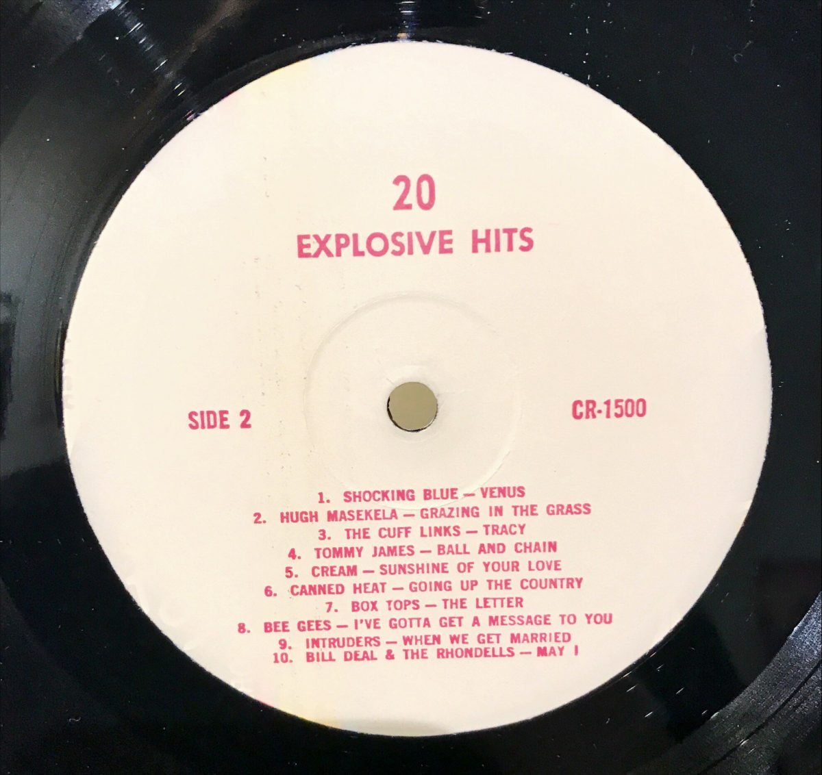 20 Explosive Hits LP Plak - Görsel 3