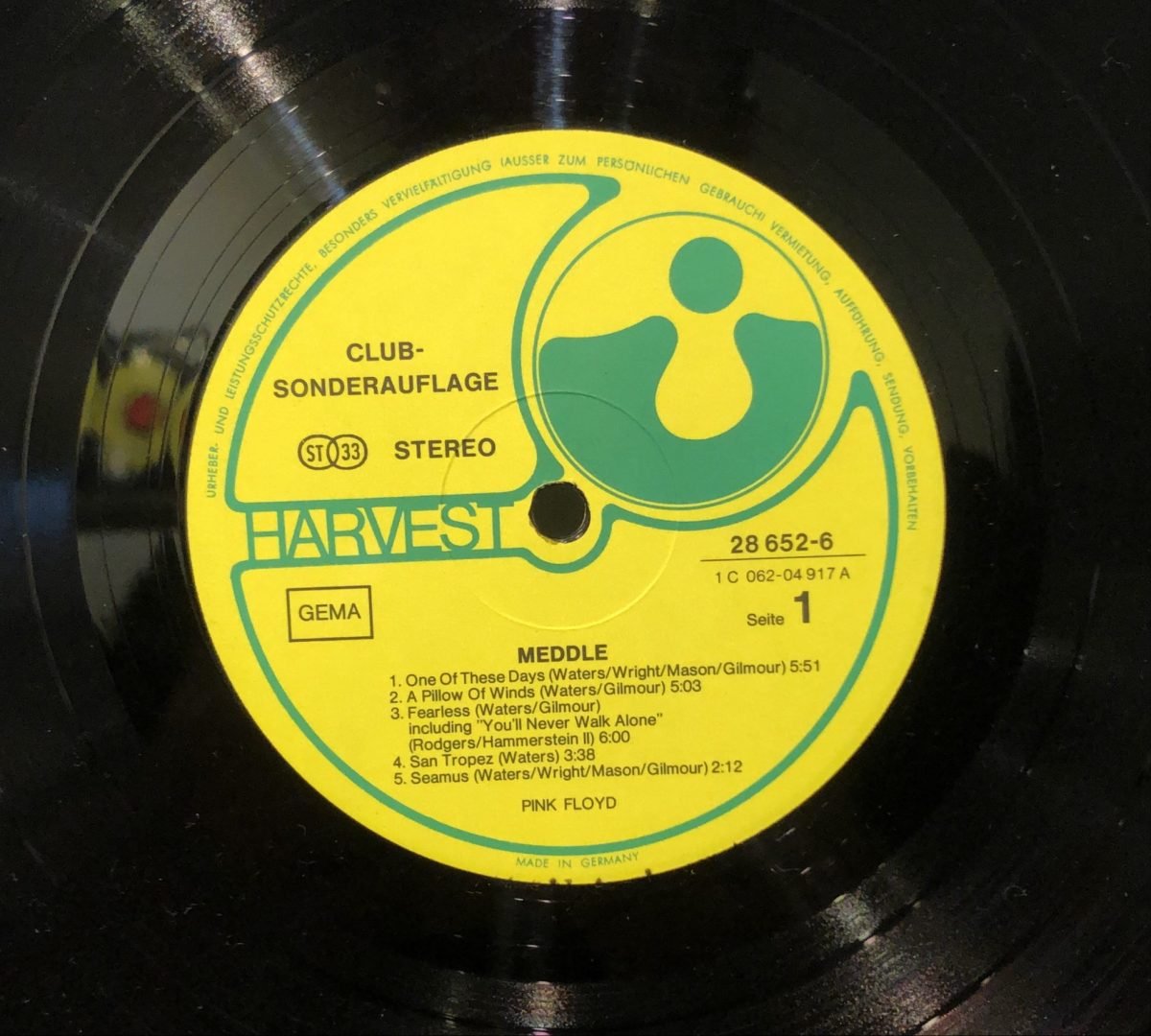 Pink Floyd ‎– Meddle LP Plak - Görsel 2