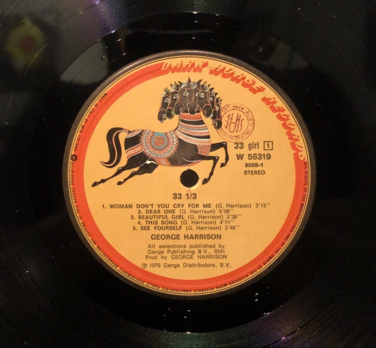 George Harrison ‎– Thirty Three & 1/3 LP Plak - Görsel 2