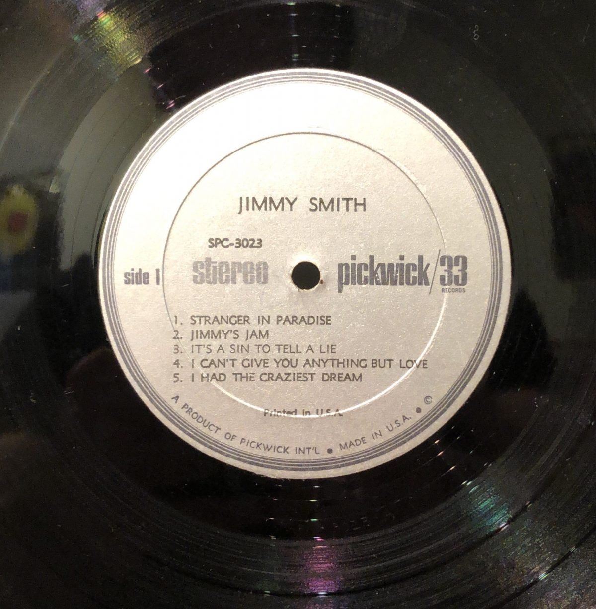 Jimmy Smith ‎– Swings Along With Stranger In Paradise - Görsel 2