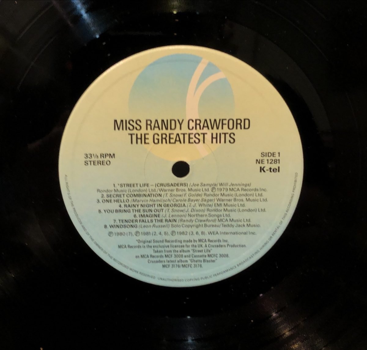 Miss Randy Crawford ‎– The Greatest Hits LP Plak - Görsel 2