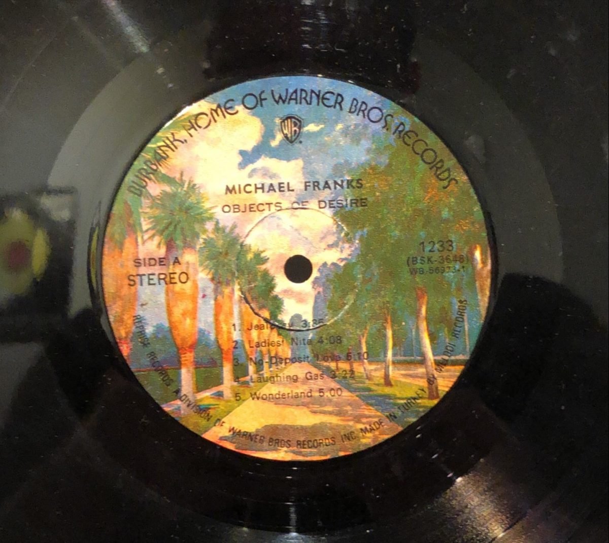 Michael Franks ‎– Objects Of Desire LP Plak - Görsel 2